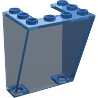Lego doprava ostatní kapota čelní sklo 3x4x4, průhledná tmavě modrá (4119351, 4190972)